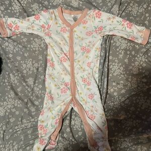 Baby girl floral sleeper/play